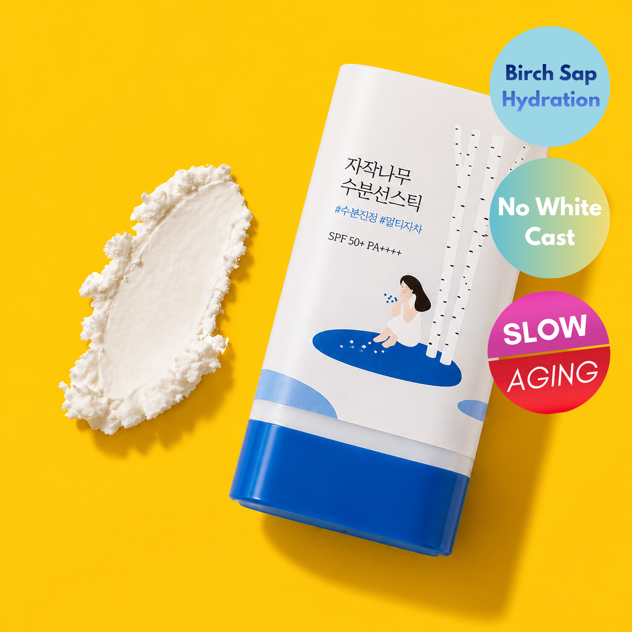 ROUND LAB 라운드랩 - SPF50+ Birch Juice Moisturizing Sun Stick (HSS103)