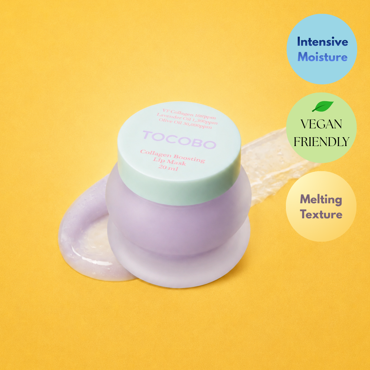 TOCOBO 토코보 - Lavender Vegan-based Collagen Lip Mask (HSL101)