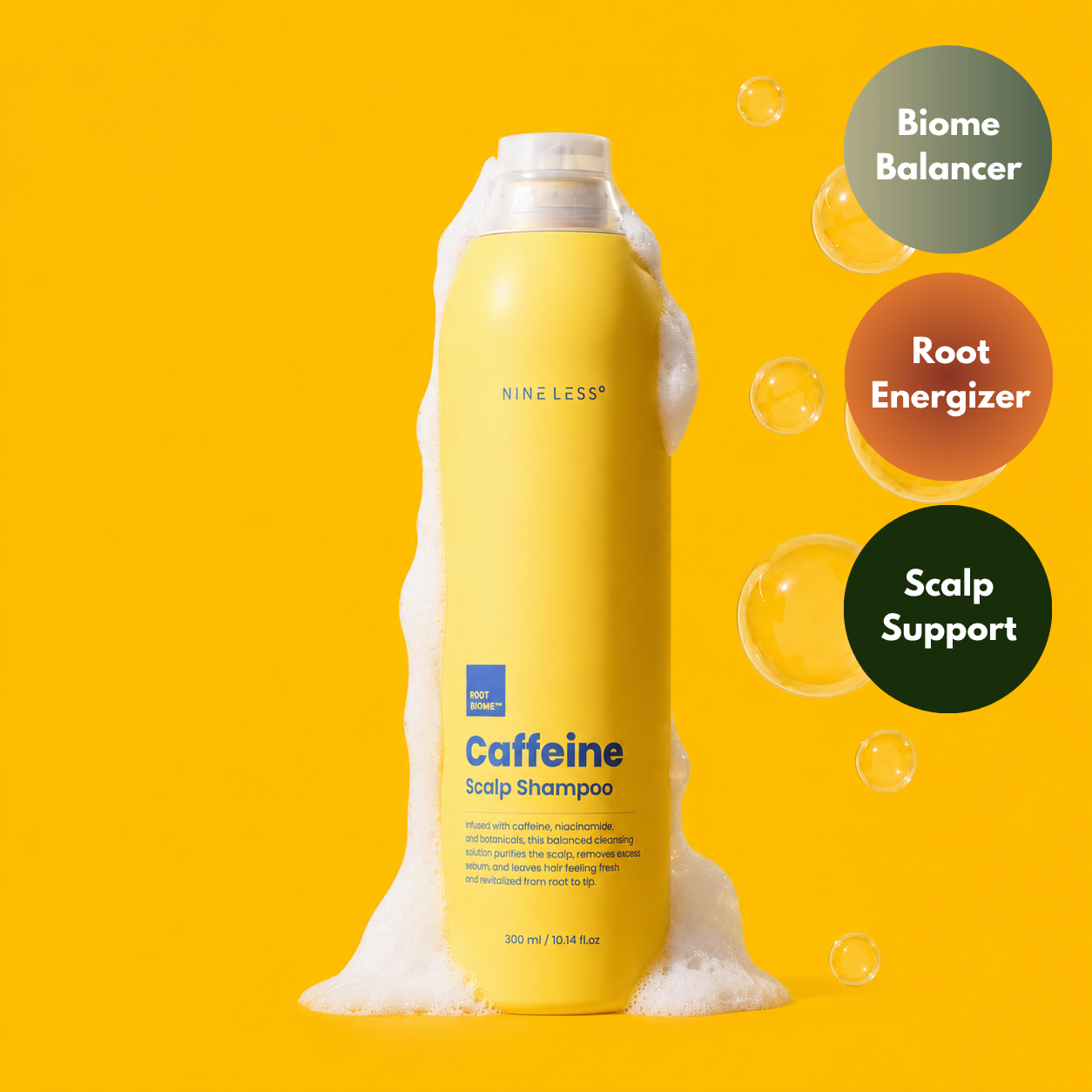 NINELESS 나인리스 - Caffeine Scalp Shampoo (HSHA102)
