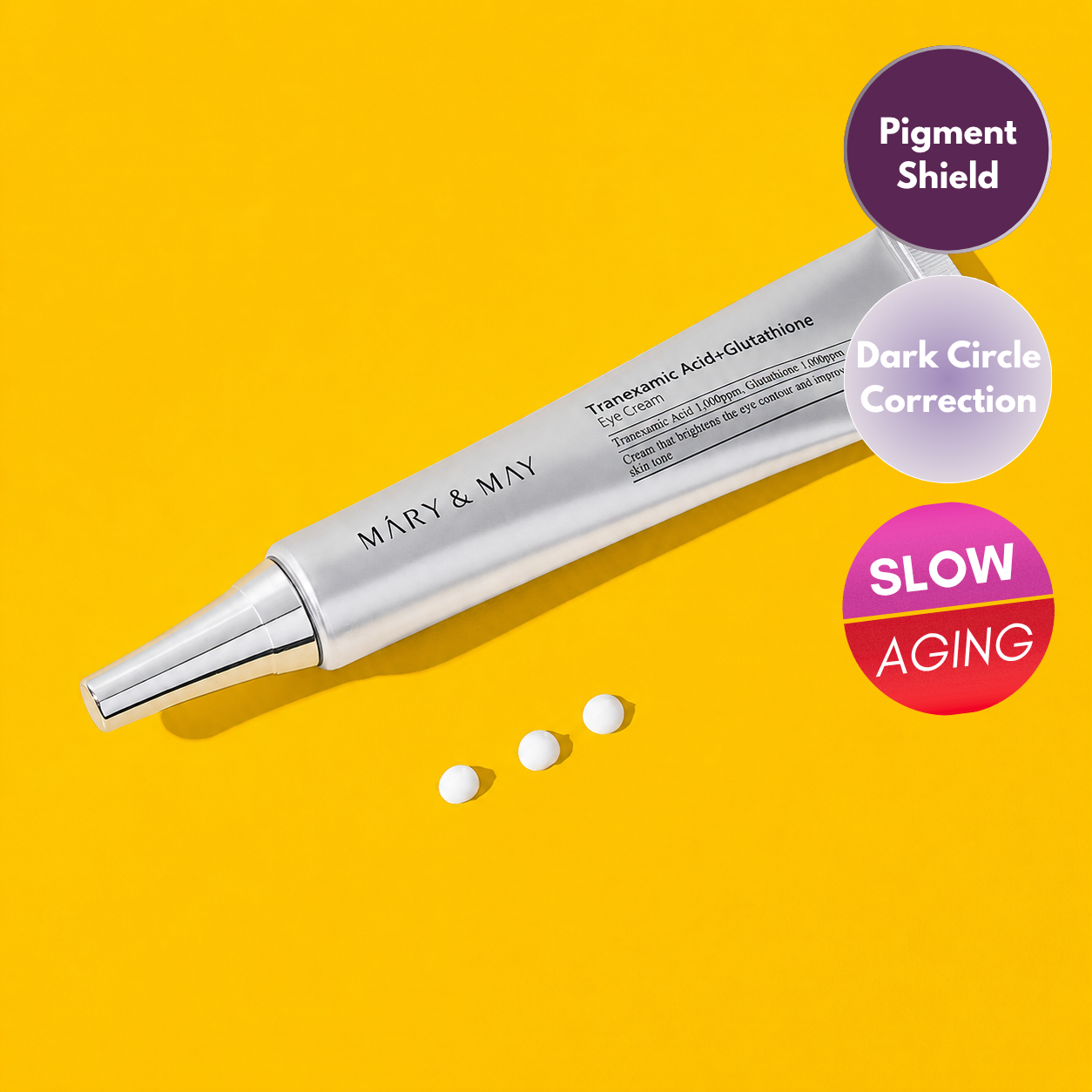 MARY&MAY 메리앤메이 - Tranexamic Acid + Glutathione Dark Circle Brightening Eye Cream (HSEY104)