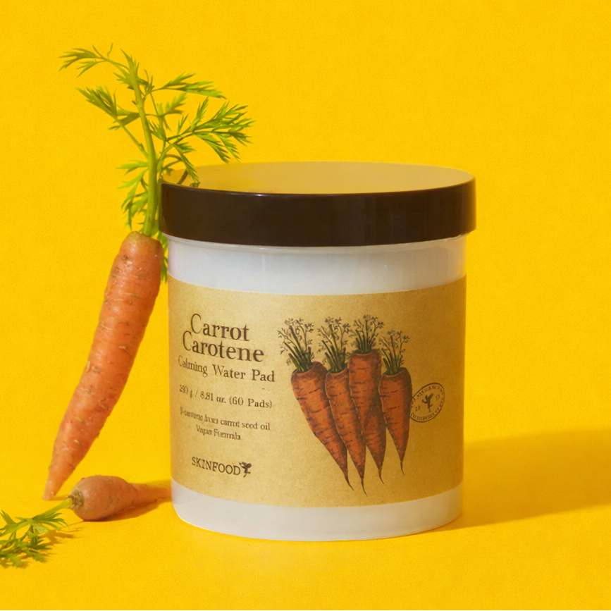 SKINFOOD 스킨푸드 - Carrot Carotene Calming Water Pad (HSMK102)